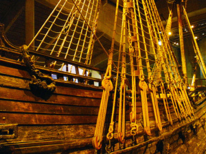 Mast Ropes alongside the warship Vasa