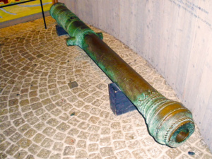 Salvaged cannon of the warship Vasa