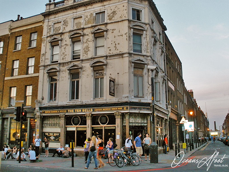 The Ten Bells is perhaps the most famous pub in Jack the Ripper history